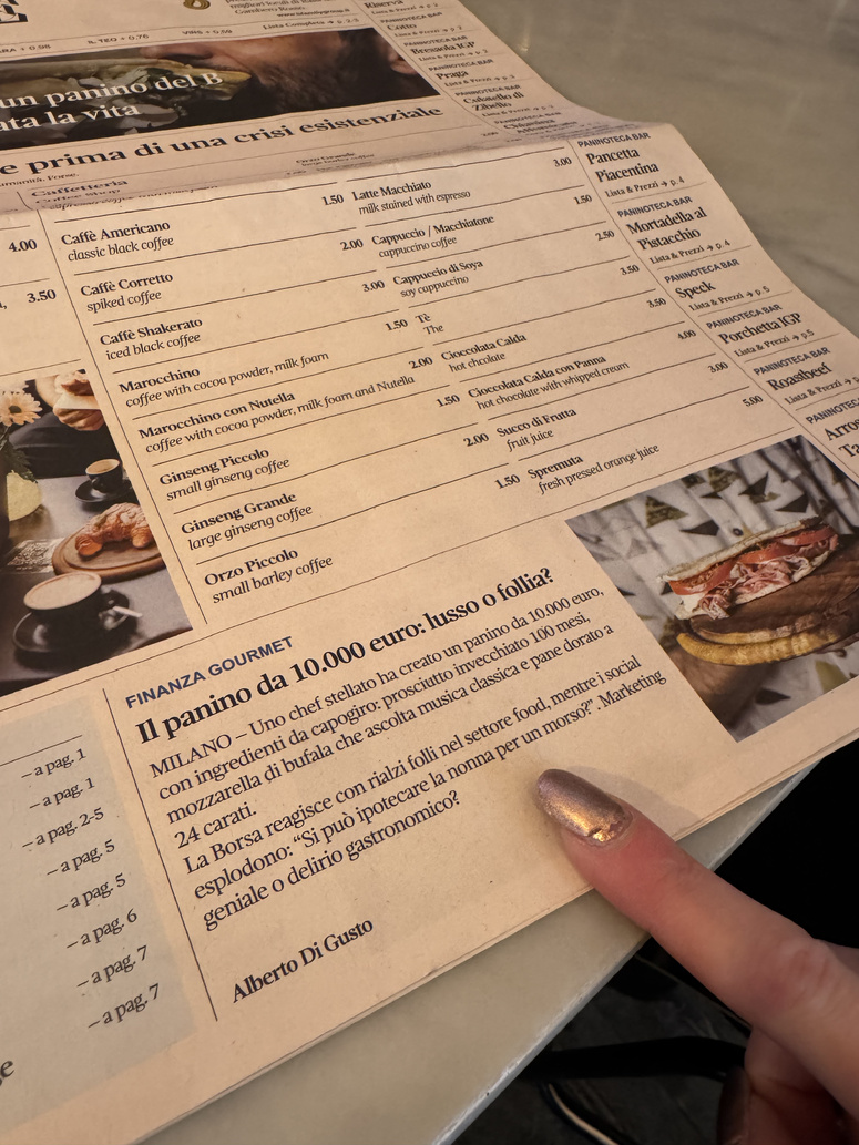 Fact 4 — B Café Translates Milan’s Fast-Paced Lifestyle Into a Structured and Creative Food Format. (c) Sarah B. Fact 4 — B Café Translates Milan’s Fast-Paced Lifestyle Into a Structured and Creative Food Format. (c) Sarah B.