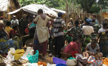 Des déplacés dans un camp au Nord-Kivu. Photo (c) Pierre Buingo, novembre 2015