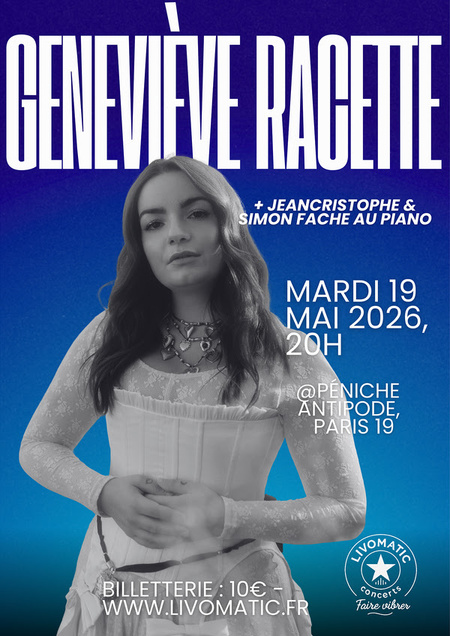 Geneviève Racette débarque à Paris en concert le 19 mai !