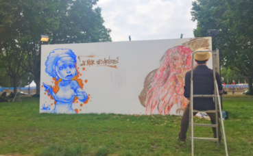 Bordeaux fête le vin: street art. Photo (c) cdo Bordeaux fête le vin: street art. Photo (c) cdo