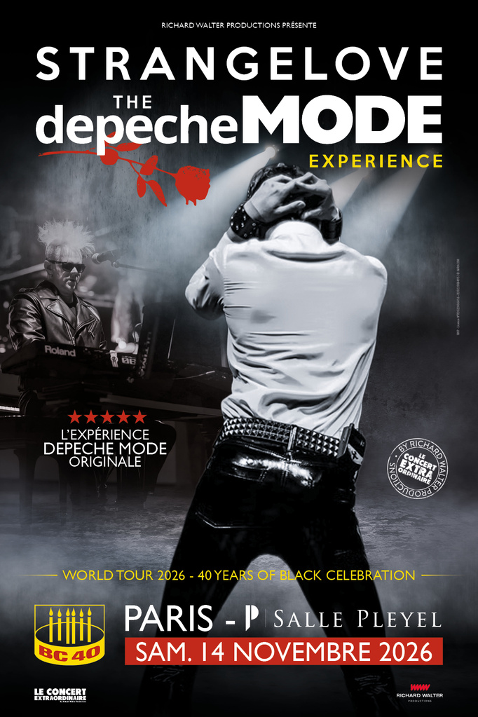 Strangelove – The Depeche Mode Experience débarque à Paris avant une tournée à Lille, Tours et Lyon dans le cadre du World Tour 2026