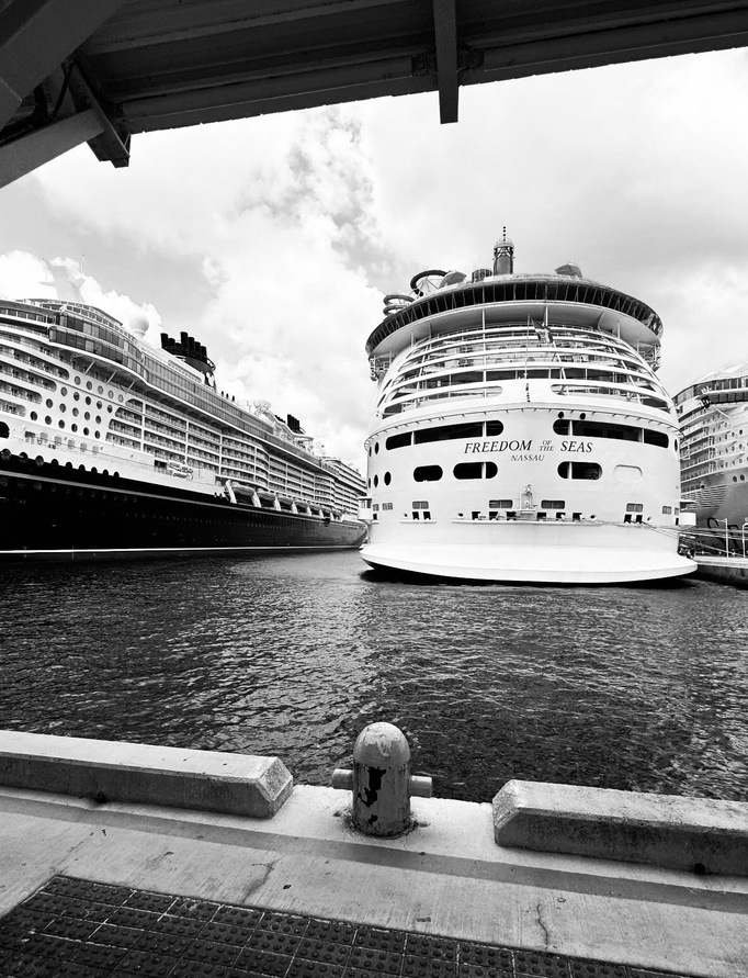 Fact 3 — Cruise Ships Became Floating Cities. (c) @sarahaerial.ice