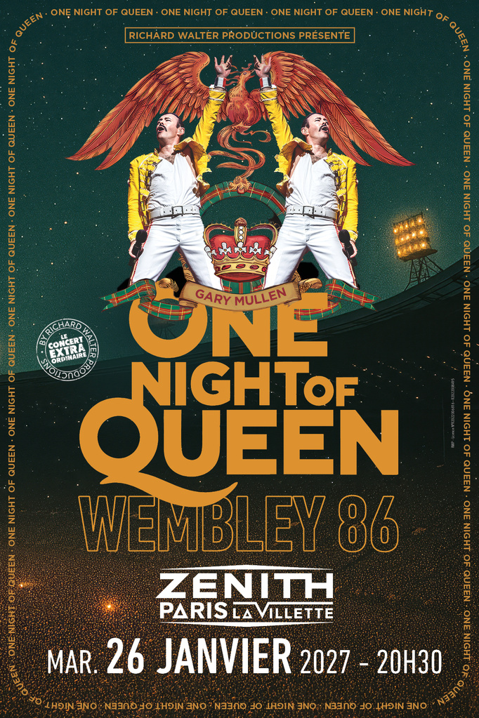 One Night of Queen – Wembley 86 fait vibrer l’héritage de Freddie Mercury au Zénith de Paris One Night of Queen – Wembley 86 fait vibrer l’héritage de Freddie Mercury au Zénith de Paris