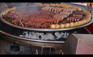 Le traditionnel barbecue allemand. Photo (c) Alice Dutray. Le traditionnel barbecue allemand. Photo (c) Alice Dutray.