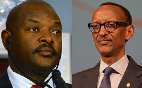 Pierre Nkurunziza (à gauche) et Paul Kagame (à droite) images du domaine public
