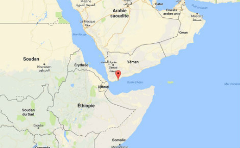 Cartographie et placement de la ville yéménite d'Aden.