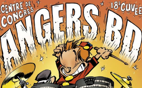 Affiche partielle du festival Angers BD 2016 (c) Janry. Cliquez ici pour accéder au site