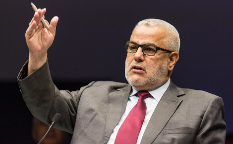 Abdelilah Benkirane, chef du gouvernement depuis 2011. Photo (c) World Economic Forum