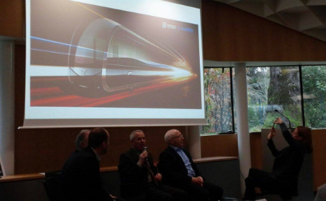 Le Tram'bus dévoilé par l'agglomération Côte basque Adour. Photo (c) Julie Cartelier