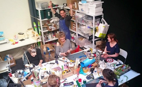 Photo de l'équipe publiée sur Facebook par Nicolas Rendu. Cliquez ici pour y accéder