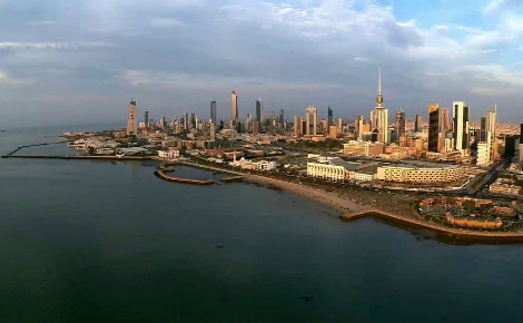 Vue aérienne de Koweït City. Photo (c) Ali Younis.