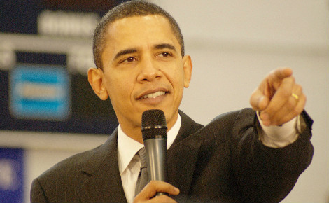 Barack Obama, 44e président des Etats-Unis, en fonction du 20 janvier 2009 au 20 janvier 2017. Photo (c) Marc Nozell.