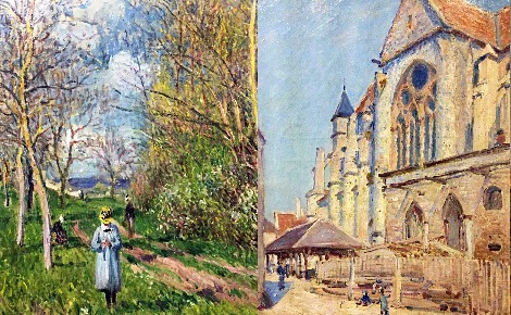 Alfred Sisley, peintures. Photos (c) Charlotte Service-Longépé
