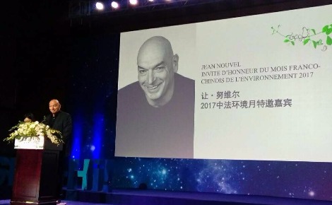 Jean Nouvel lors de la conférence de presse du MFCE le 16 octobre 2017 au Design Center de Shanghai. Photo (c) Caroline Boudehen
