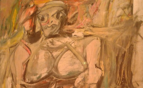 "She Wolf" de Jackson Pollock. Photo prise par Sarah Barreiros.