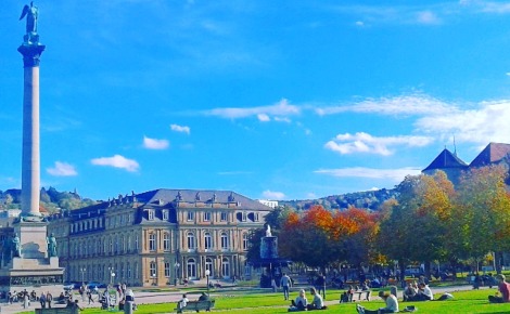 Neue Schloss Stuttgart. Photo prise par Sarah Barreiros.