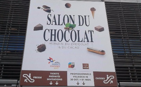 Salon du chocolat. Photo prise par Sarah Barreiros.