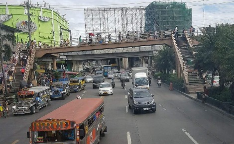 Un contraste marqué à Manille. Photo prise par Sarah Barreiros.