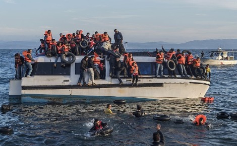 Migrants en Méditerranée. Photo (c) Ggia