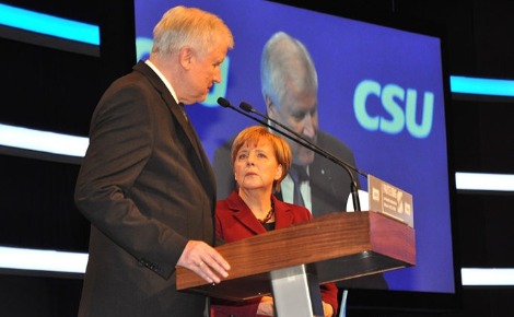 Horst Seehofer et Angela Merkel. Photo (c) Harald Bischoff