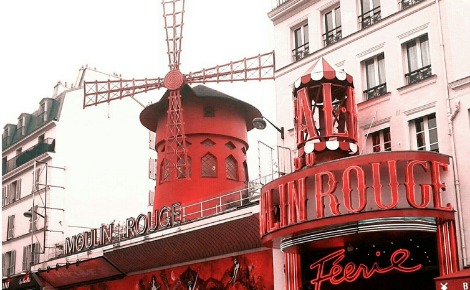 Le Moulin Rouge. Photo prise par Sarah Barreiros.