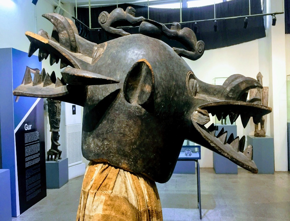 Masque Wao exposé au Musée des civilisations d'Abidjan (c) Laurence Marianne-Melgard
