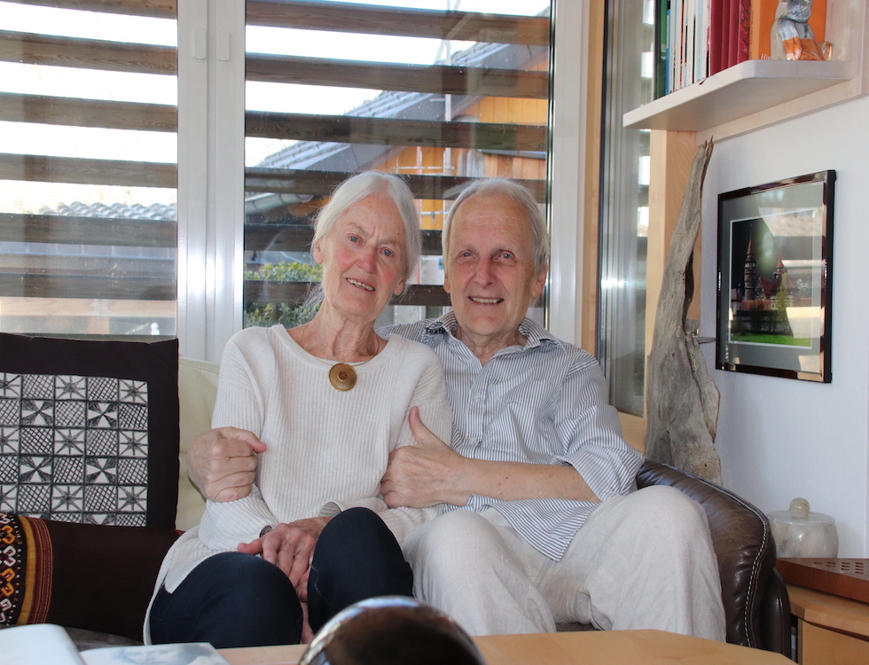 Maria et Dieter, un couple allemand à la retraite. (c)  Erick Salemon Bassène
