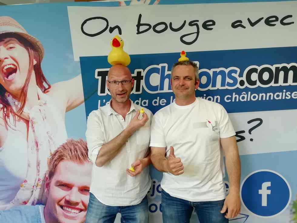 À Châlons-en-Champagne, la 3e Duck Race se prépare dans la joie et la bonne humeur (c) M. Cugnot