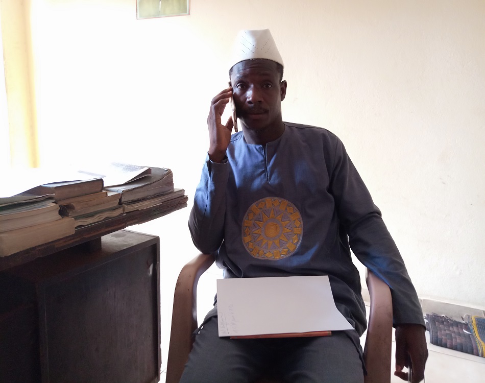 Diallo Moussa, vice-président du réseau central de l’alphabet N’Ko . (c) Boubacar Barry