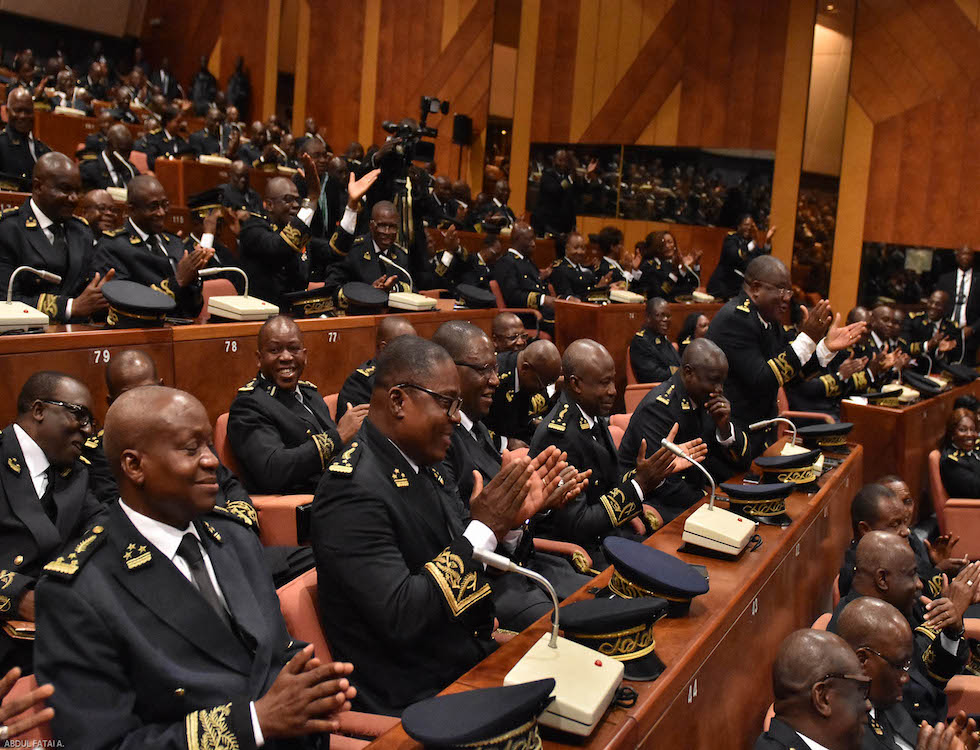 Le corps préfectoral rencontre le Président de la République le 12 avril 2018 à Yamoussoukro (c) Pref Abidjan