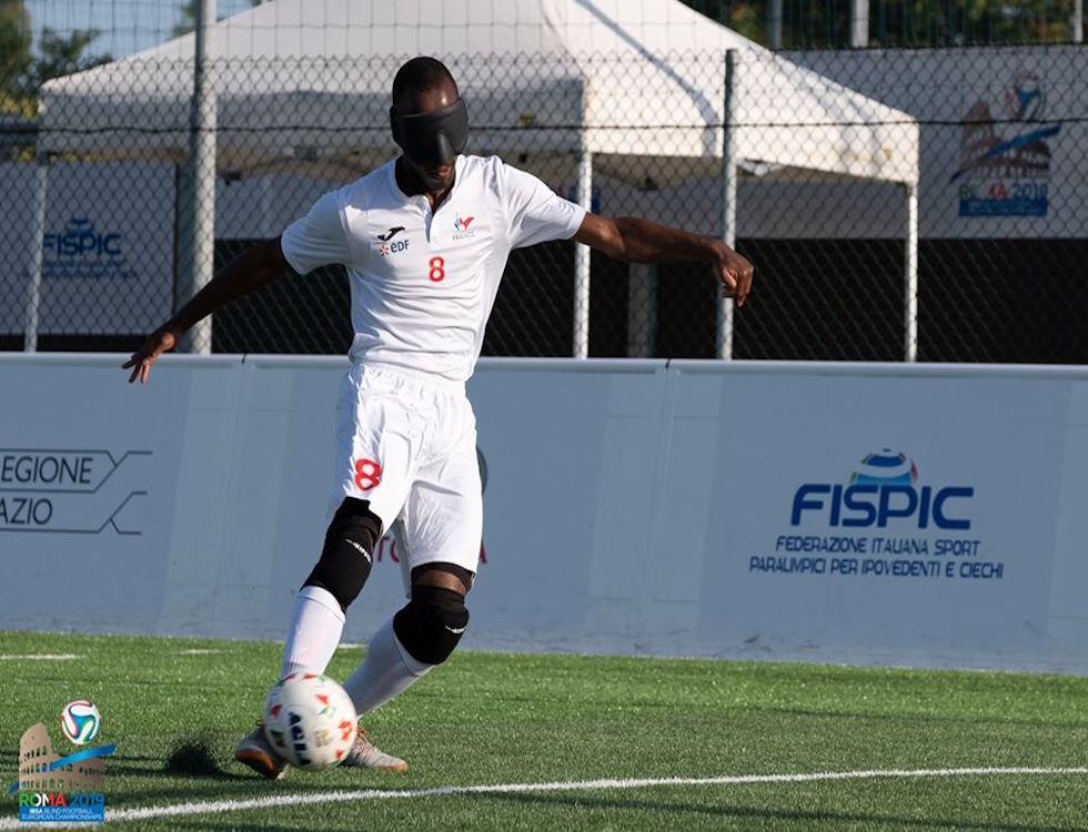 Yvan Wouandji avec l'équipe de France © Federazione Italiana Sport Paralimpici