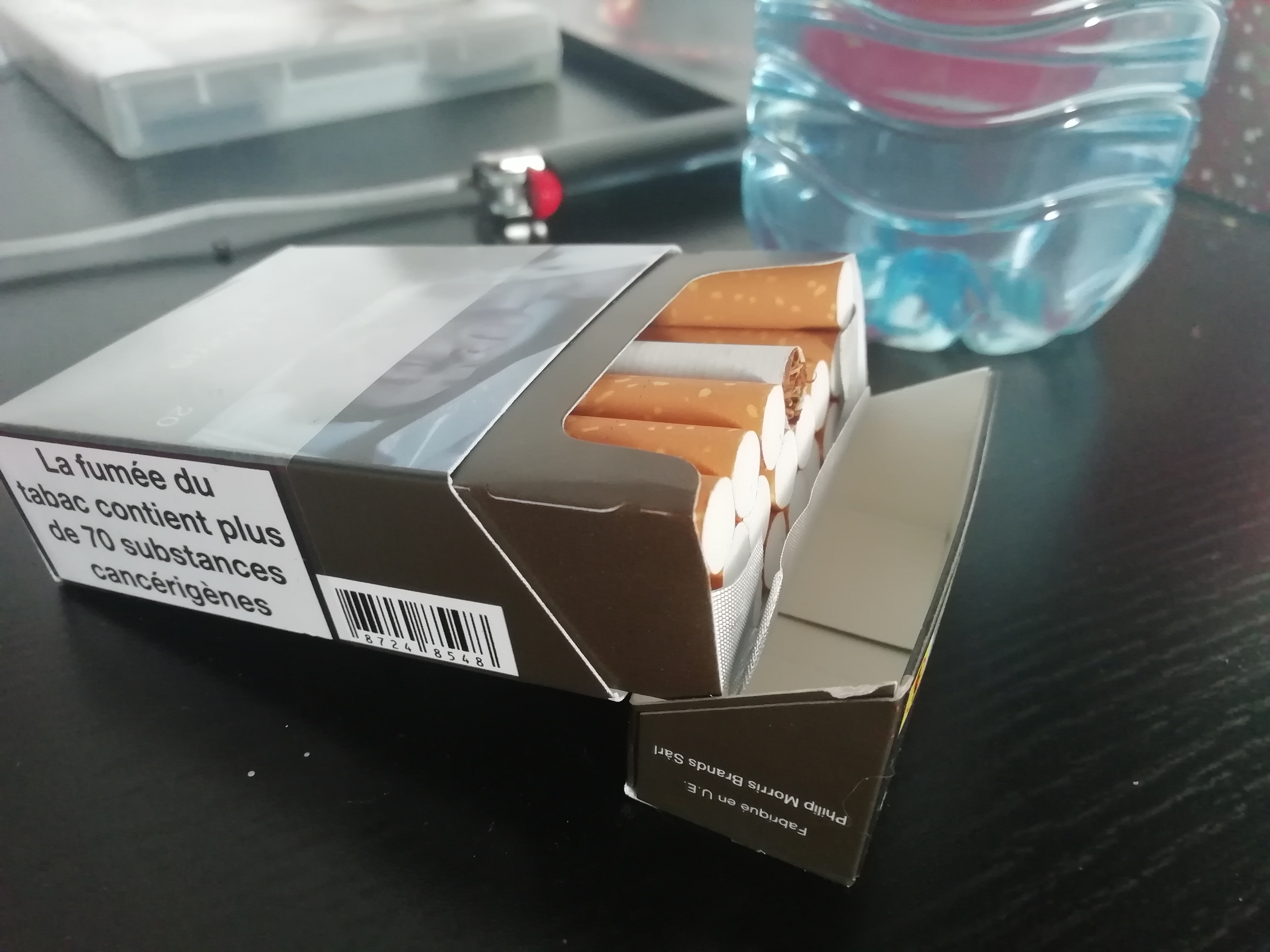 Paquet de cigarettes industrielles Philip Morris © Fanny Jacob