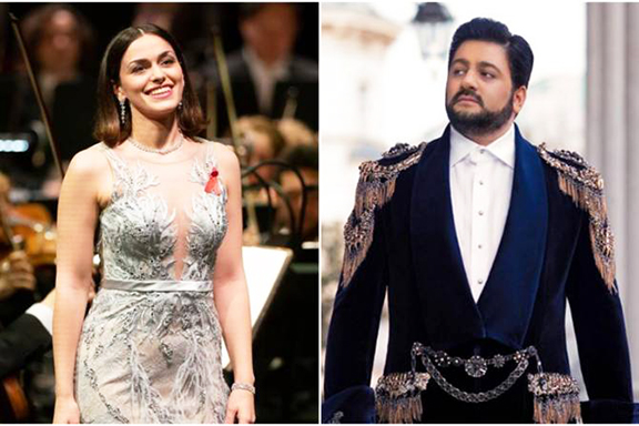 Ruzan Mantashyan et Yusouf Eyvazov (c) à partir de la page Facebook de Ruzan Mantashyan