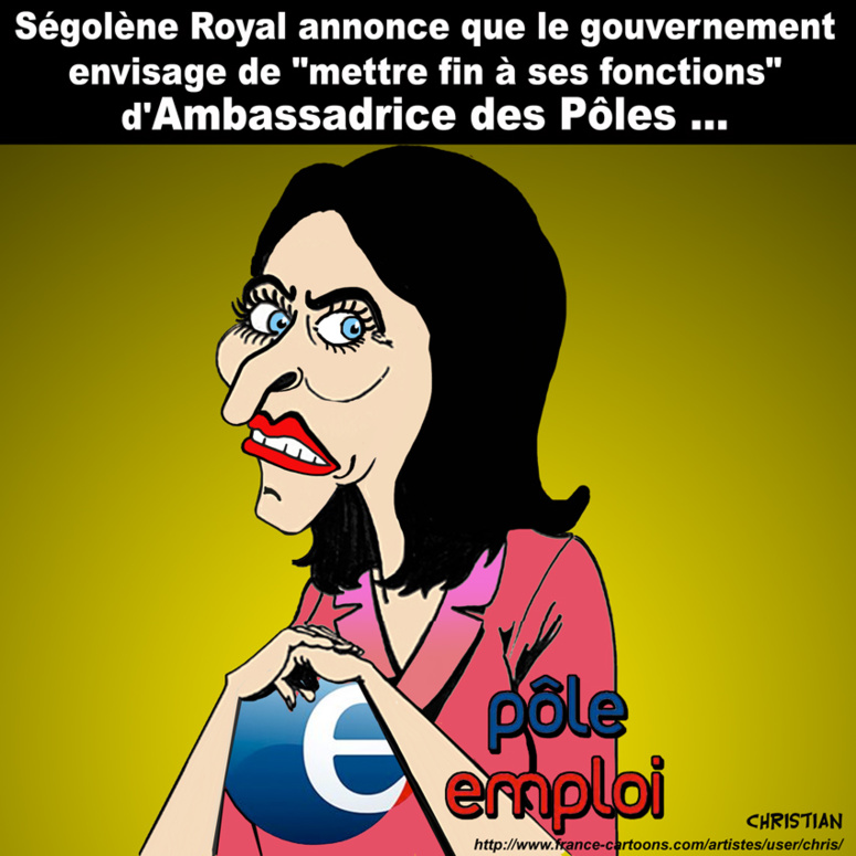 C'est vraisemblablement à la suite du conseil des Ministres du 24 janvier que Ségolène Royal sera officiellement démise de ses fonctions d'Ambassadrice chargée de la négociation internationale pour les pôles arctique et antarctique. (c) Christian Larivière