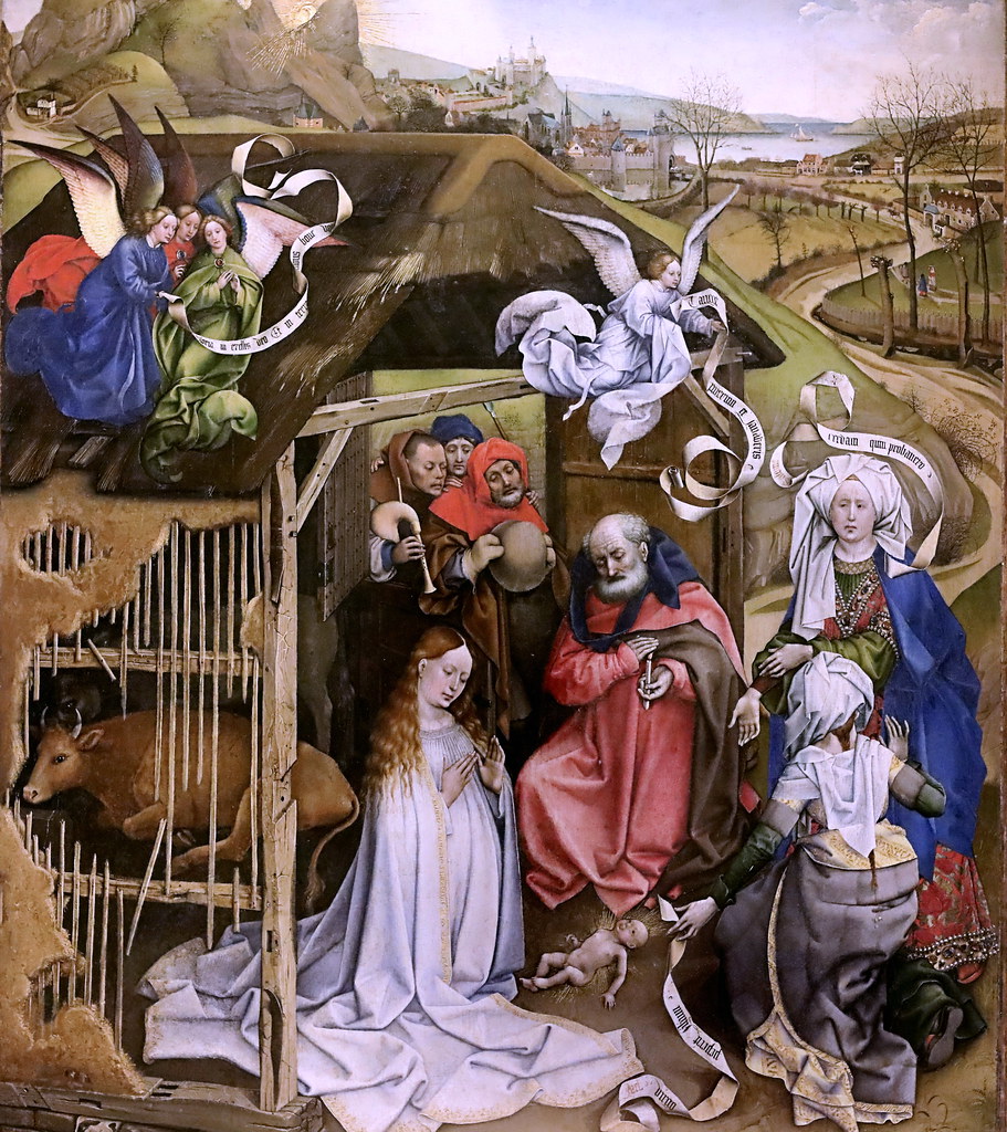 Robert Campin. La Nativité. (c) jean louis mazieres sur Foter.com / CC BY-NC-SA