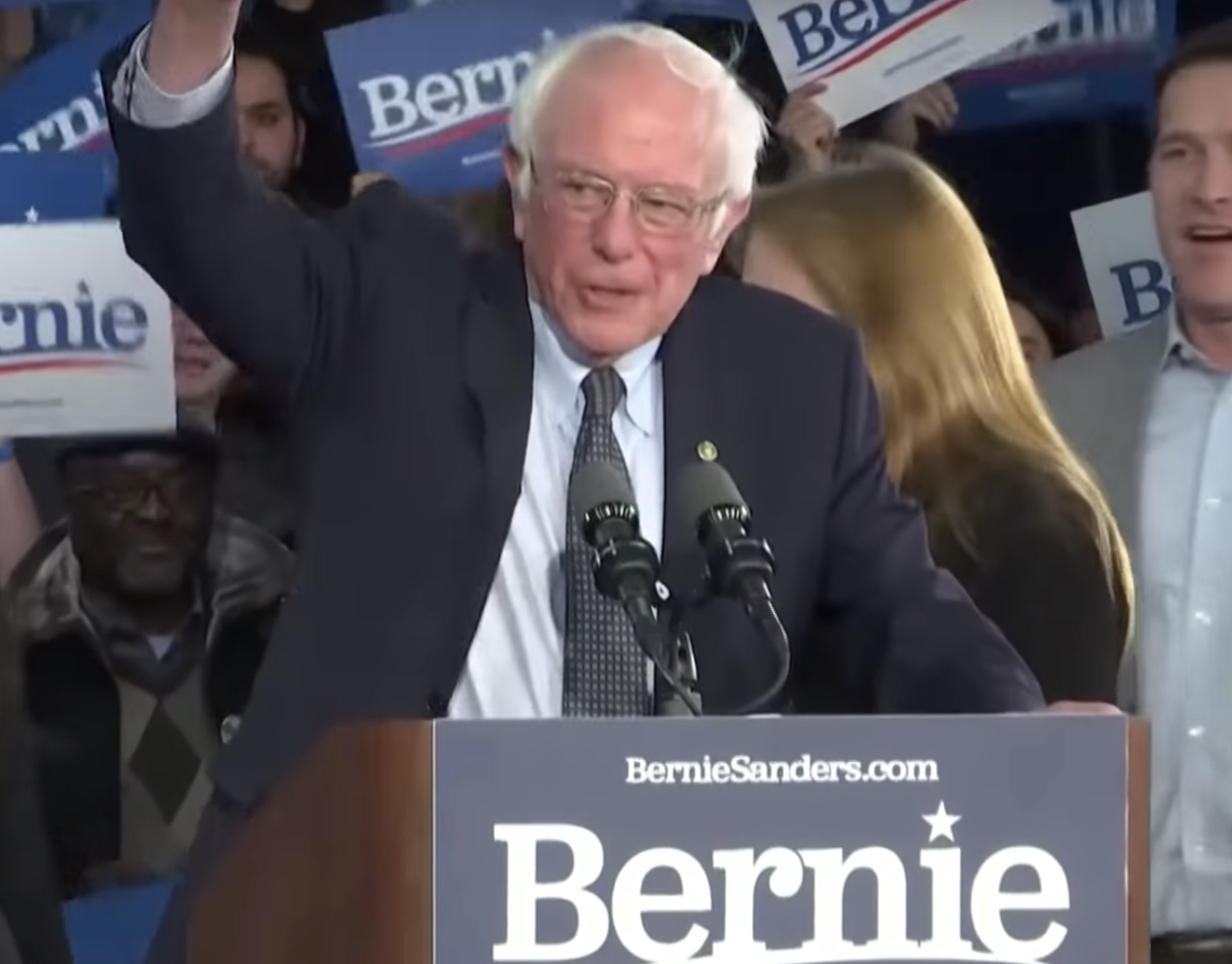 Bernie Sanders a pris une option pour l'investiture démocrate - (c) capture Youtube