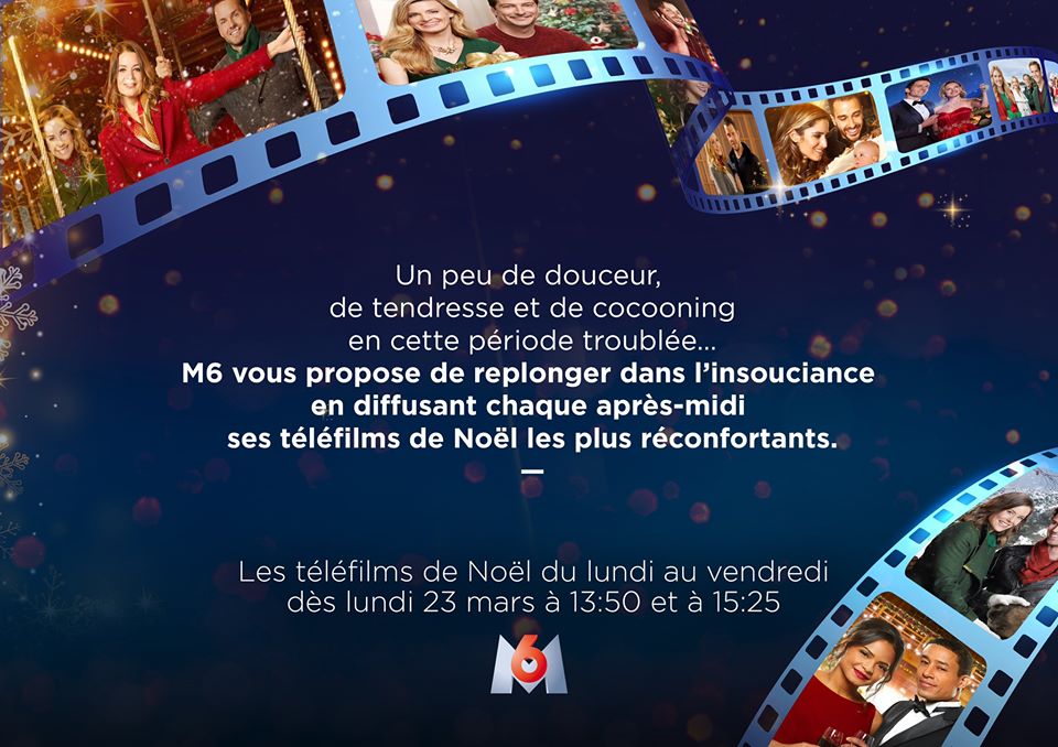 Le communiqué étonnant d'M6 pour annoncer la diffusion de téléfilms de Noël... en mars. (c) M6 sur twitter