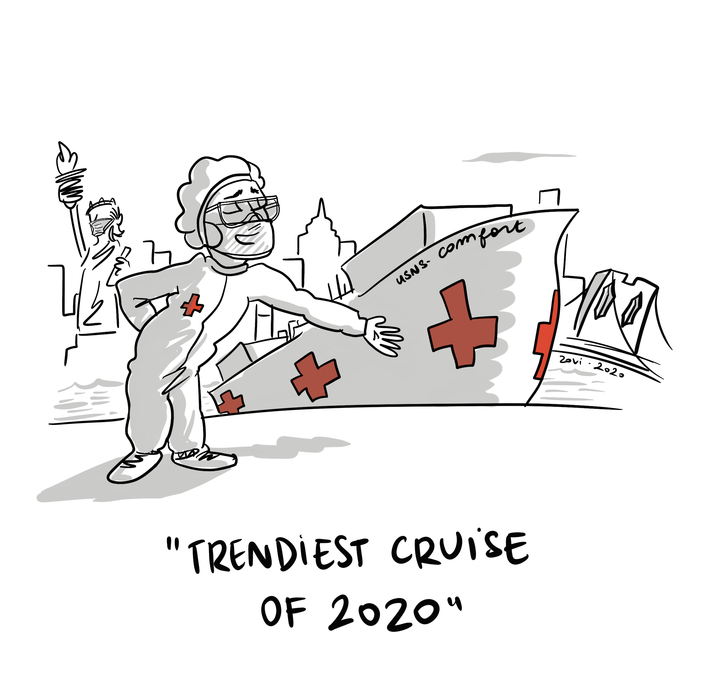 "La croisière la plus en vogue de l'année 2020." Image Copyright 2020 - Sophie ONG