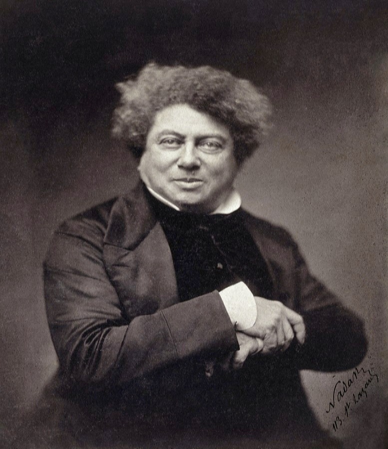 Alexandre Dumas, le célèbre auteur connu pour ses œuvres dont Le Grand Dictionnaire de Cuisine (c) Nadar