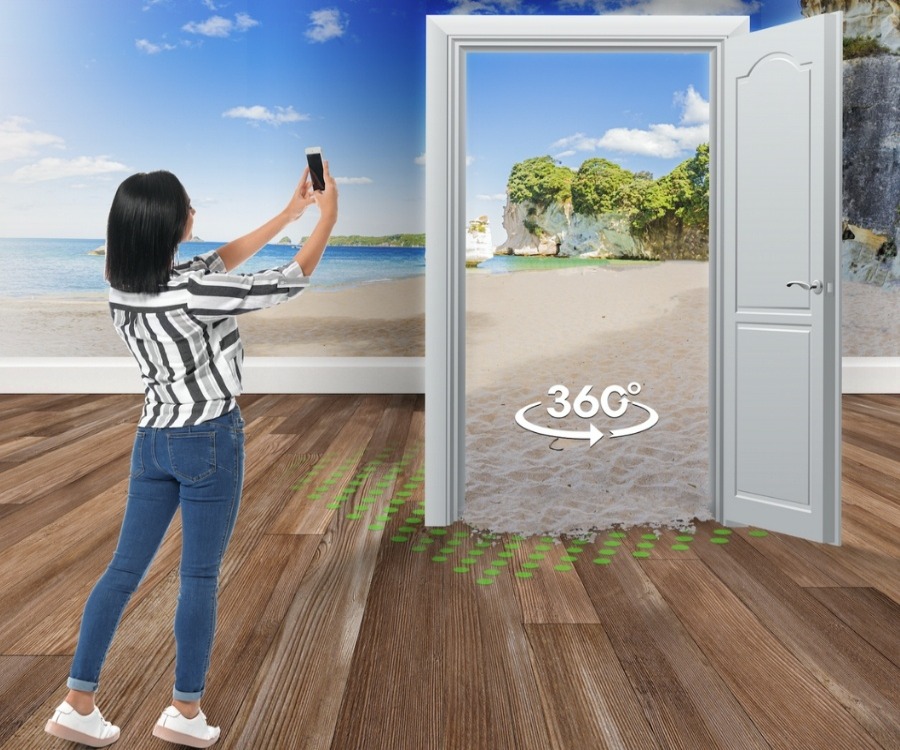 Kaviar Gate est une application créée en mars 2020 qui permet aux utilisateurs de voyager depuis leur salon (c) Michel Ruiz