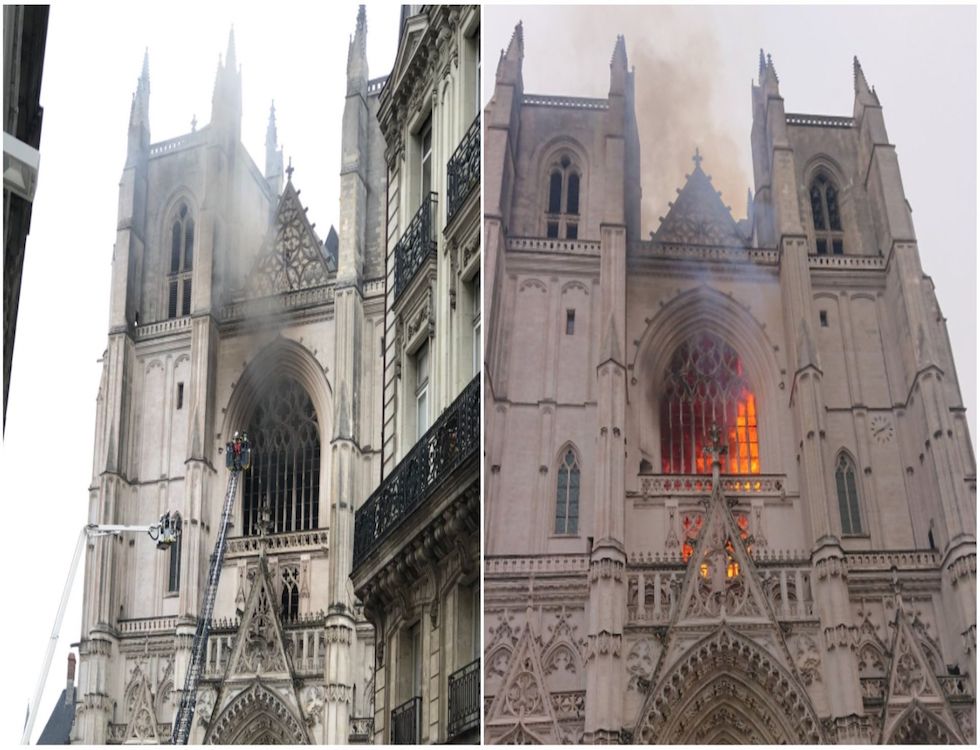 Cathedrale De Nantes Une Enquete Est Ouverte Pour Incendie Volontaire