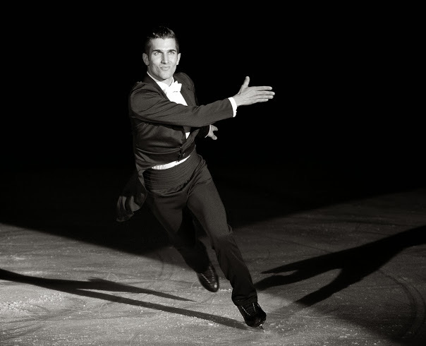 Mauro Bruni, figure skater, performer, artist.. (c) Mauro Bruni.