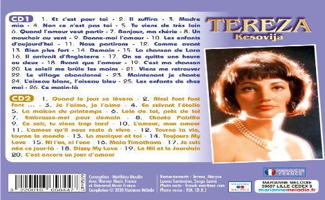 TEREZA Kesovija: Anthologie française 1965-1978