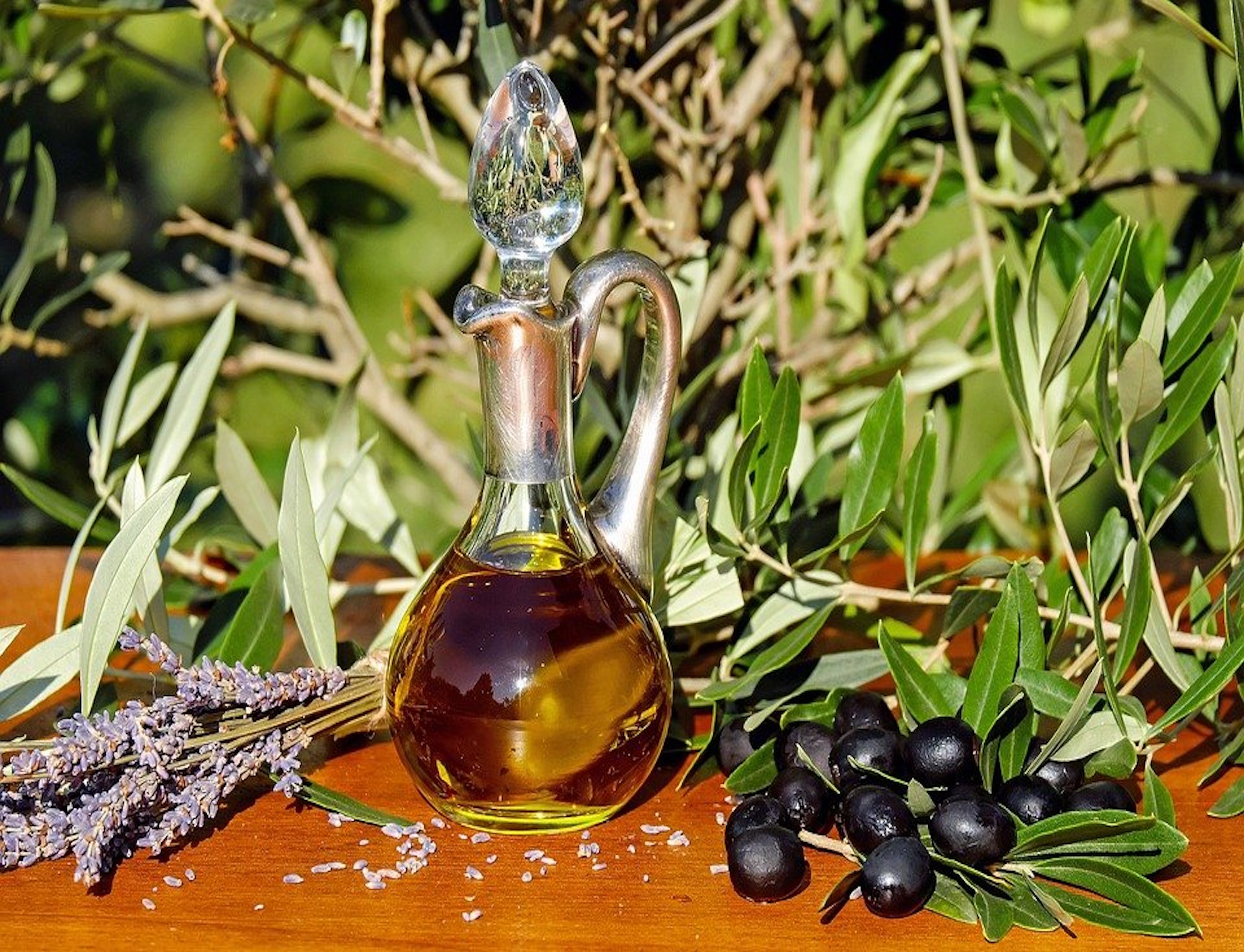 L'huile d'olive est moins calorique que les autres huiles (C) Pixabay