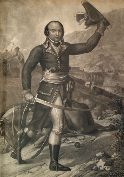 Le plus grand des Dumas (c) Le général Alexandre Davy de La Pailleterie, peinture (détail) d'Olivier Pichat, après 1883
