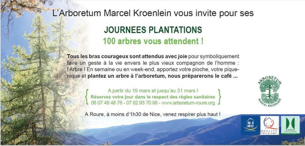 Tous à l’Arboretum de Roure!