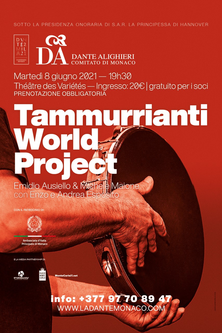 Affiche de l'évènement "Tammurrianti World Project"