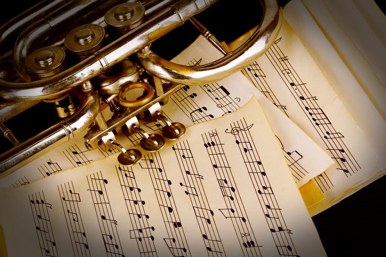 Une grande partie des enfants n’utilisent pas la partition fournie et s’en tiennent à l’apprentissage par cœur. Shutterstock