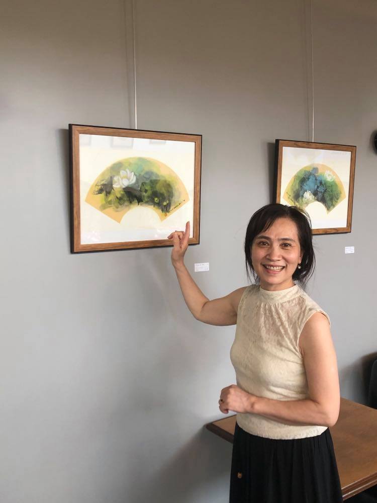 Xiao Qing expose à Selles-sur-Cher