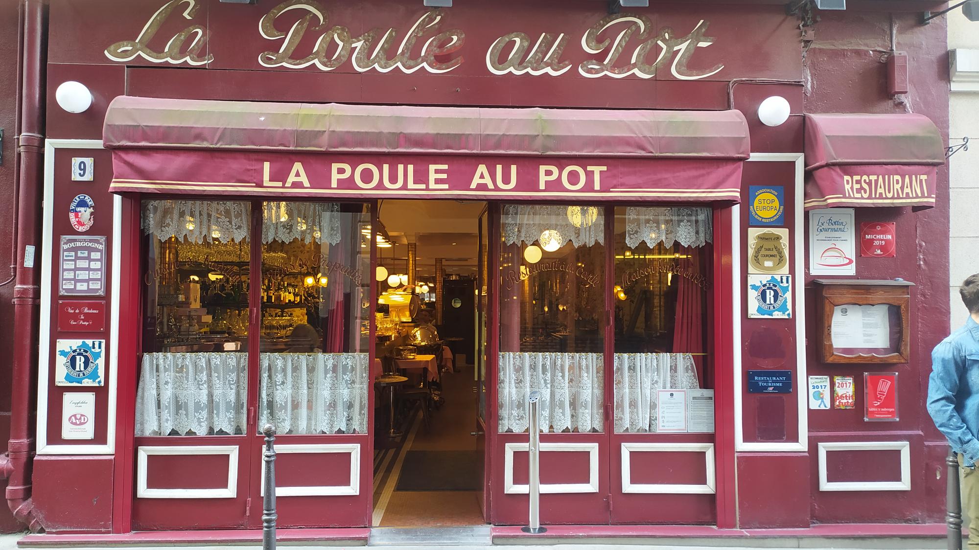 La Poule au Pot. Un restaurant Haute Gastronomie. (c) Sarah Barreiros.